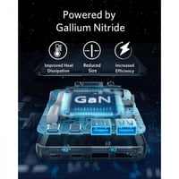 شاحن مكتبي انكر باوربورت اتوم بـ بمنفذين PD ومنفذي...