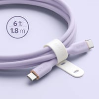سلك شاحن انكر باورلاين فلو 100 واط من USB-C إلى US...