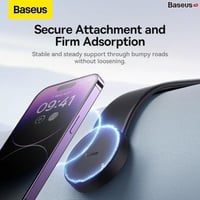 حامل جوال مغناطيسي بيسوس c02 كلاستر للجوال - اسود