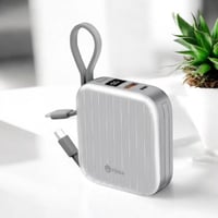 عرض بطارية فيدا 10الف مدمجة مع سلكين شحن+ سماعة في...