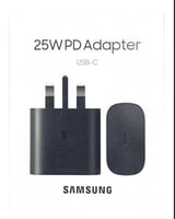 شاحن سامسونج الأصلي بقوة 25W منفذ تايب سي - اسود