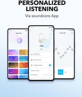 انكر ساوند كور سماعات راس لاسلكية H30i وقت تشغيل 7...