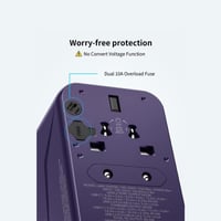 شاحن وفيش سفر موماكس بتقنية الشحن السريع GaN PD بـ...