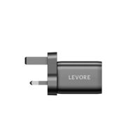 شاحن جداري ليفوري 33 واط منفذ PD منفذ USB - اسود