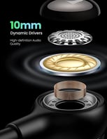 سماعة أذن تايب سي يوجرين سلكية مع مايكرفون مدمج -...