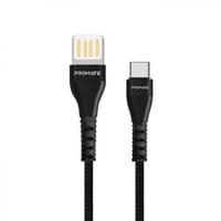 بروميت سلك شاحن مزدوج الوجهين USB الى Type-C بطول...