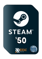 بطاقة ستيم 50 دولار عالمي