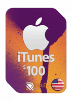ايتونز أمريكي 100 دولار