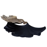 طبق زينة ذهبي فاخر Gingko