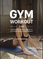 جدول رياضي بدون متابعة (gym workout)