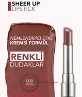 Flormar sheer up lipstick 003 pinky Nud فلومار شير...
