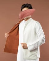 سديري ابيض وبيج "جوخ"