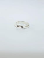 خاتم تاريخ الميلاد او ذكرا الزواج موديل جديد رجالي...