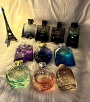 مجموعة 10 عطور رجالية ونسائية 100 مل