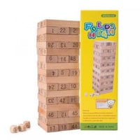 5698 لعبة جنجا الخشبية ارقام وسط