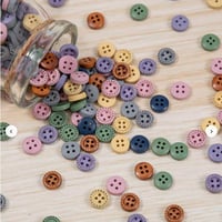 أزرار ملونه