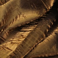 قماش جورجيت مكسر - زيتي على ذهبي