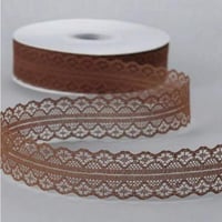 شريط دانتيل - بني