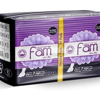 فوط صحية نسائية من فام الترا بالاجنحة ليلي 14 قطعة