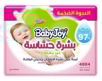 حفاضات بيبي جوي مناديل مبللة غير معطرة 40 منديل ال...