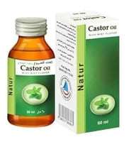 ناتور زيت خروع بنكهة نعناع 60 مل