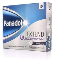 بانادول إكستند 18 قرص