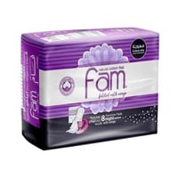فوط صحية نسائية من فام بالاجنحة ليلي 8 قطعة