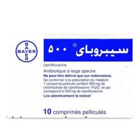 سيبروباي 500 مجم 10 اقراص