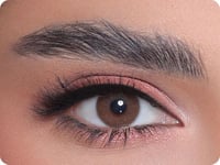 عدسات ثري دي كلرز زينة شهرية لون بني