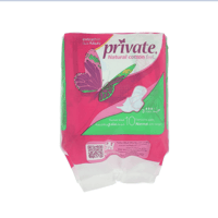 فوط صحية عادية بالاجنحة من برايفت 10 قطع