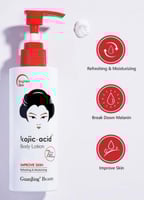 لوشن الجسم بحمض الكوجيك لتحسين إنعاش البشرة وترطيب...
