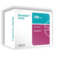 موكسيداد 500 مجم 20 كبسولة
