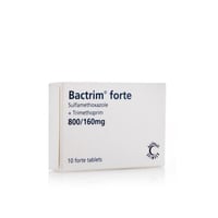 باكتريم فورت 800/160 مجم 10 اقراص