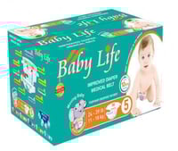حفاضات بيبي لايف كلوت مقاس 5 بوكس 72 قطعة