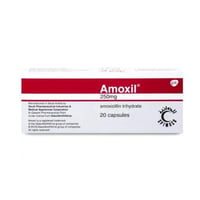 اموكسيل 250 مجم 20 كبسولة