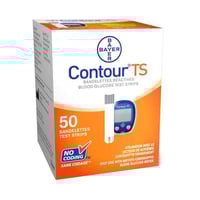كونتور تى اس شرائط قياس السكر في الدم 50 قطعة