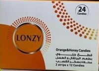 لونزي أقراص استحلاب برتقال وعسل 24 قطعة