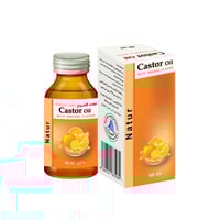 ناتور زيت خروع بنكهة البرتقال 60 مل