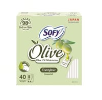 فوط صحية من سوفي يومية بزيت الزيتون 40 قطعة