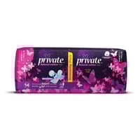 فوط صحية برايفت اكسترا ثين نايت عرض 14 قطعة