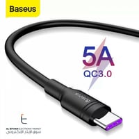 بيسوس | سلك شاحن تايب سي سريع جدا مدخل بنفسجي Base...