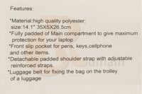 شنطة لابتوب لون اسود - GCOM