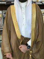 بشت رجالي ملكي رسمي لون بني دقة ملكيه قماش صوف 80٪...