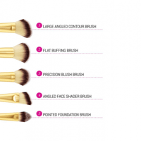بي اتش - مجموعة فرش كوتور بيضاء مرصعة - ابيض 12 قط...