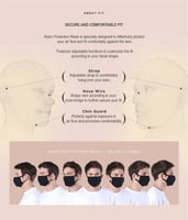 كوسيت - كمامه سوداء