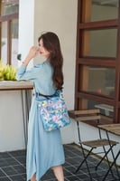 بوش بيزلي - شنطة كروس نسائية سماوي