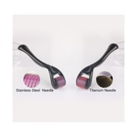 ديرما رولر - أسطوانة ديرما تيتانيوم باللون الوردي