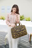 بوش بيزلي - شنطة سفر صغيرة نسائية اصفر واسود