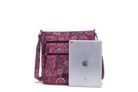 بوش بيزلي - شنطة كروس نسائية احمر قطن 100٪