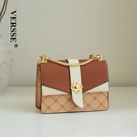 شنطة نسائية مميزة ماركة VERSSE VE022 لون BROWN